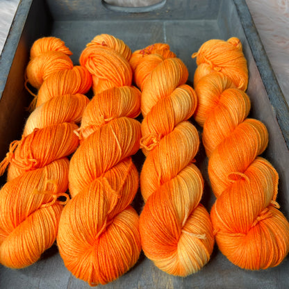 Elsa Sock- Haunted Orange