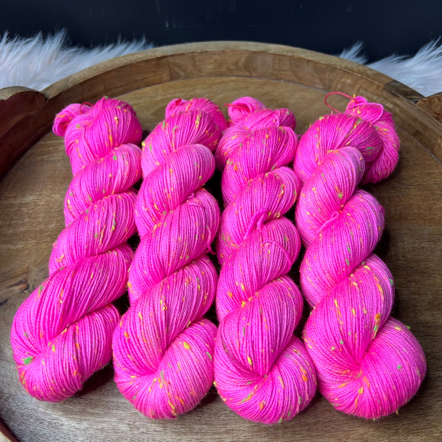 Betsy Neon Tweed Sock- Now That's What I Call Pink