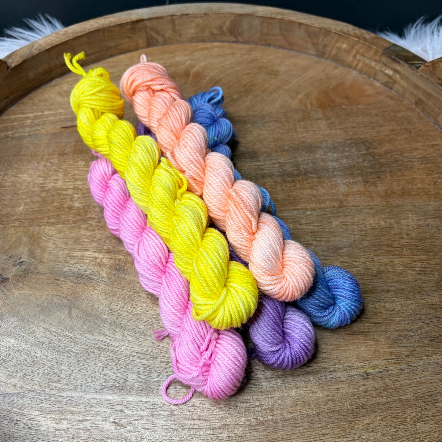 DK With Nylon 5-20g skein set- Tropical Sunset