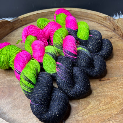 Pnina Sparkle Sock 2.0- Halloween Yarn- Barbie Potion