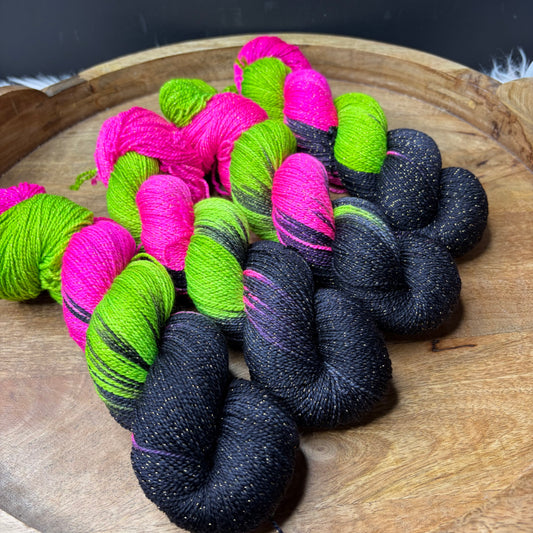 Pnina Sparkle Sock 2.0- Halloween Yarn- Barbie Potion