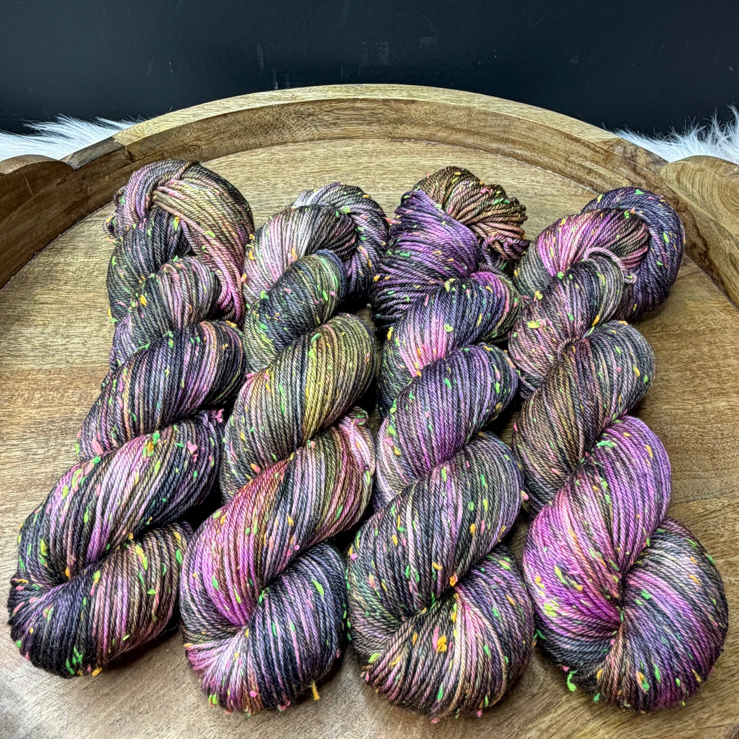 *New* Betsy Neon Tweed DK- Moss & Mulberry