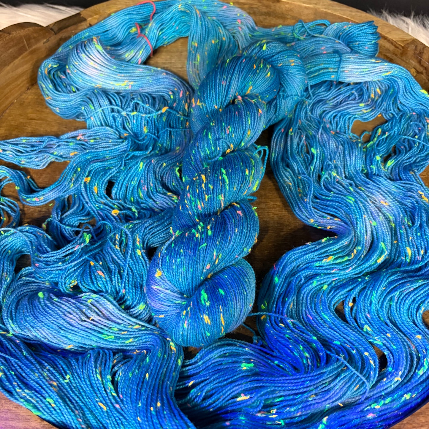 Betsy Neon Tweed Sock- Starlight Tide