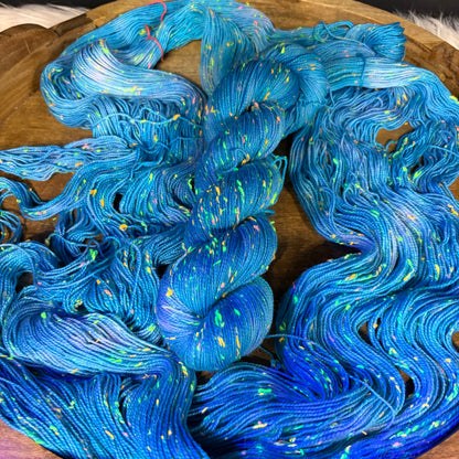 Betsy Neon Tweed Sock- Starlight Tide