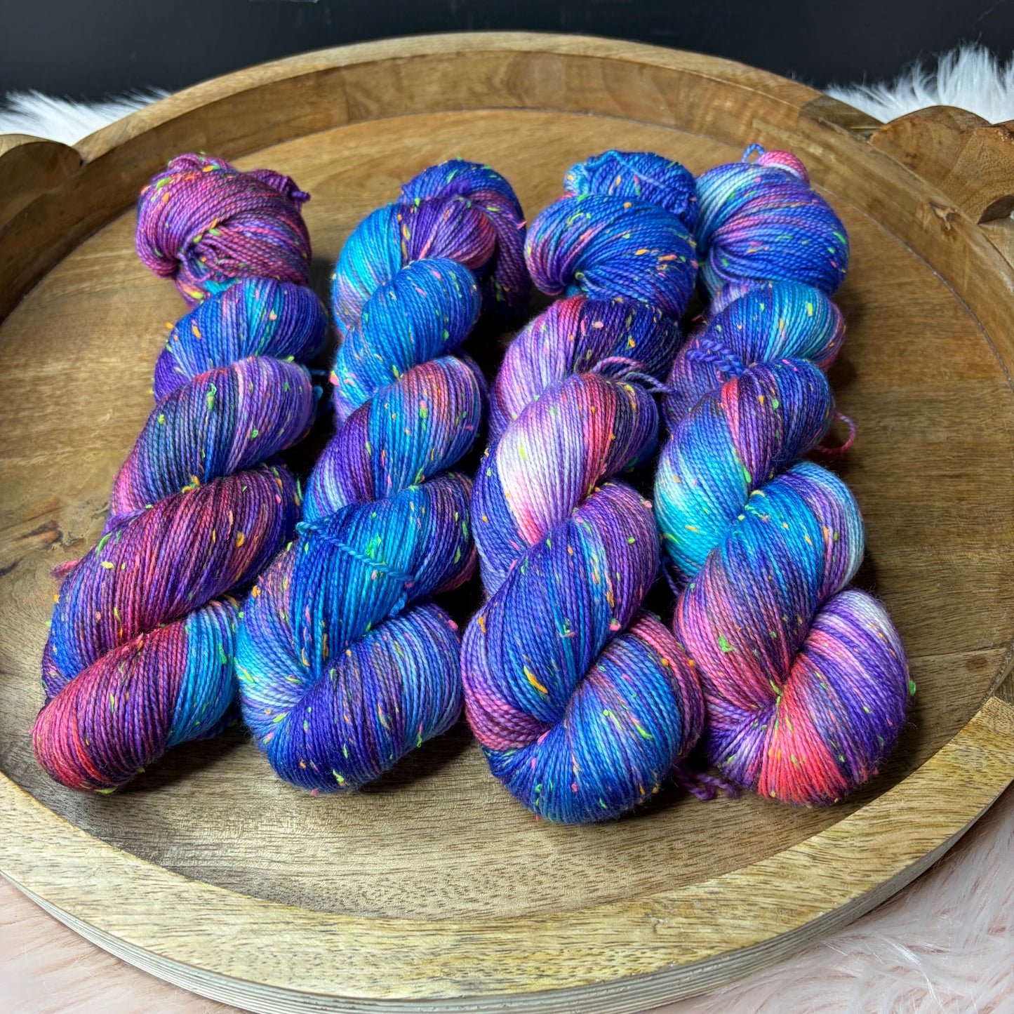 *New* Betsy Neon Tweed Sock- Fire Night
