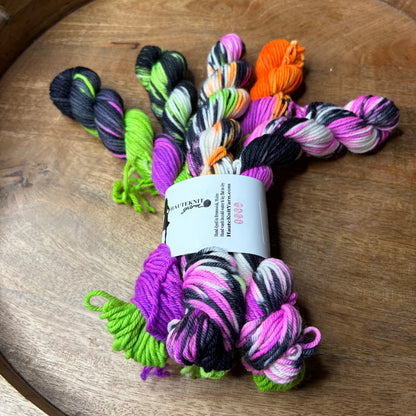 DK With Nylon 5-20g skein set- Trick Or Treat
