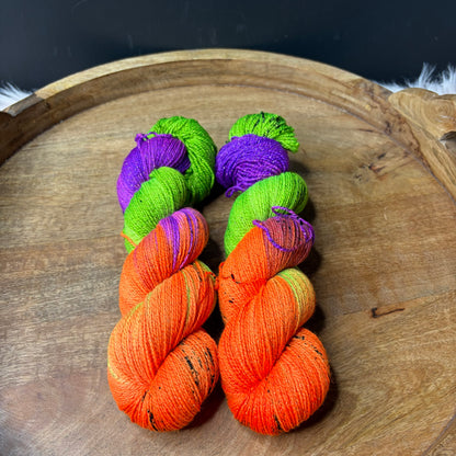 Pnina Sparkle Sock 2.0- Halloween Yarn- Haunted House