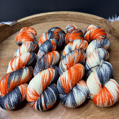 Pnina Sparkle Sock 2.0- Halloween Yarn- Jack O Lantern