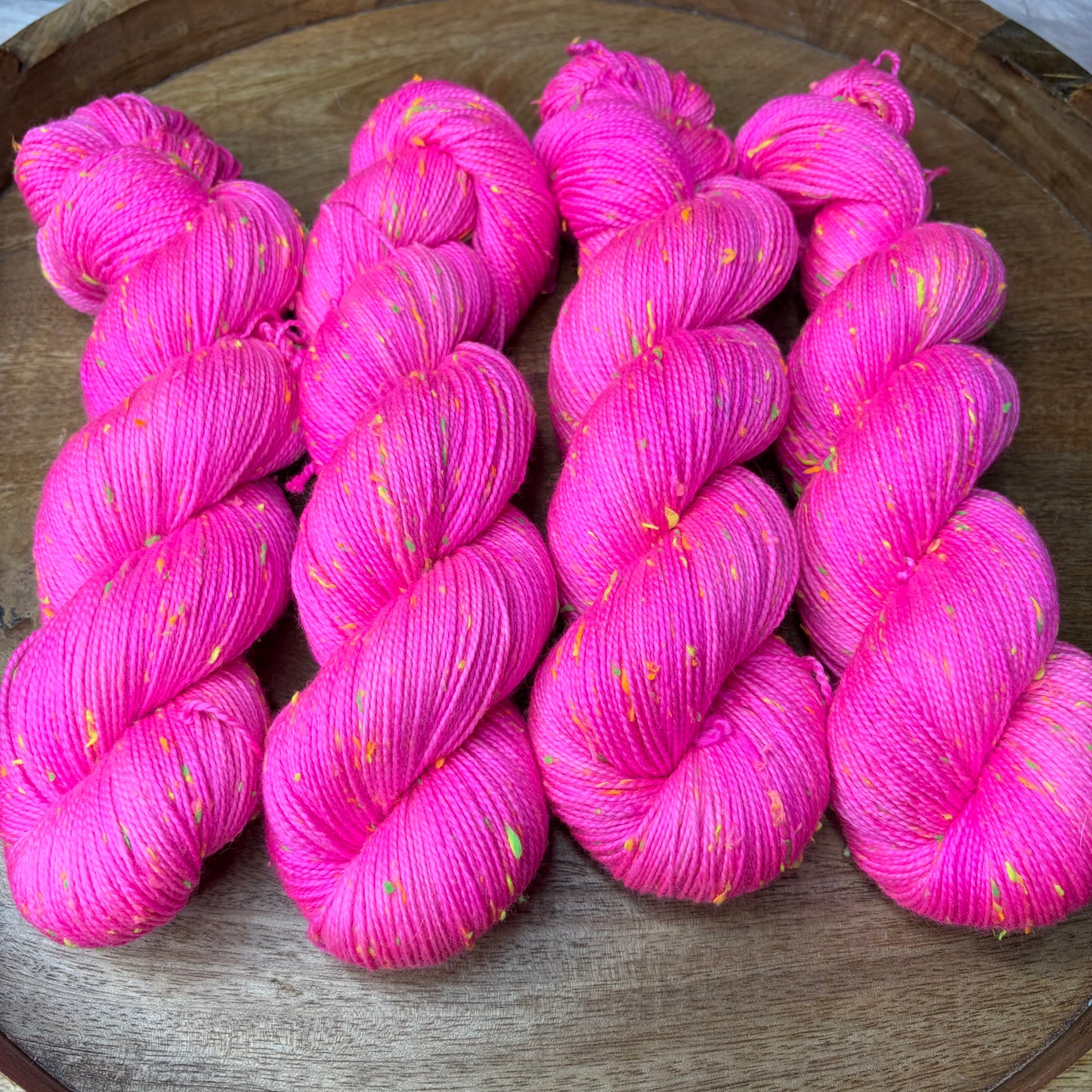 *New* Betsy Neon Tweed Sock- Now That's What I Call Pink?