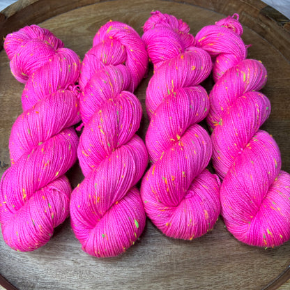 *New* Betsy Neon Tweed Sock- Now That's What I Call Pink?