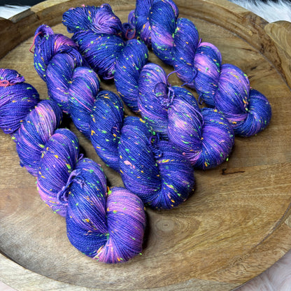 Betsy Neon Tweed Sock- Cosmic Kettle