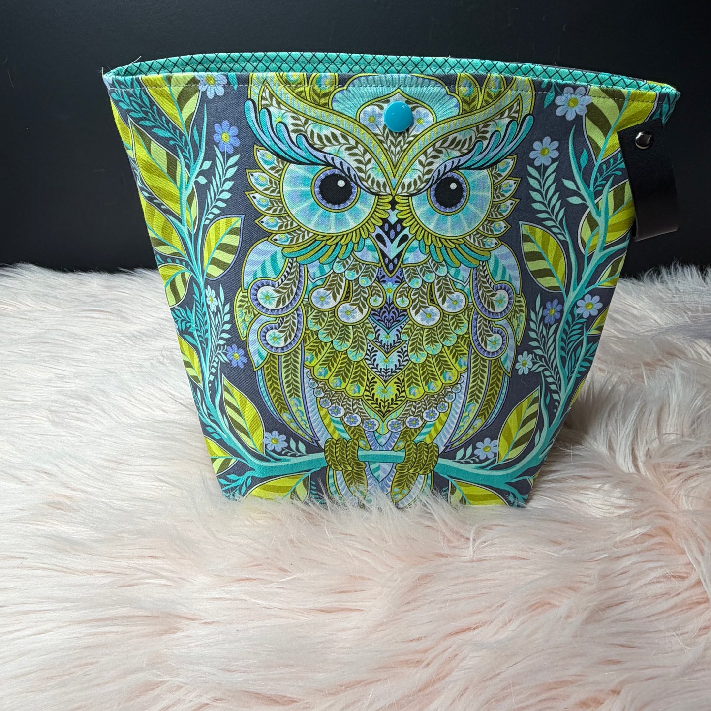 Green & Blue Hootie Patootie Project Bag