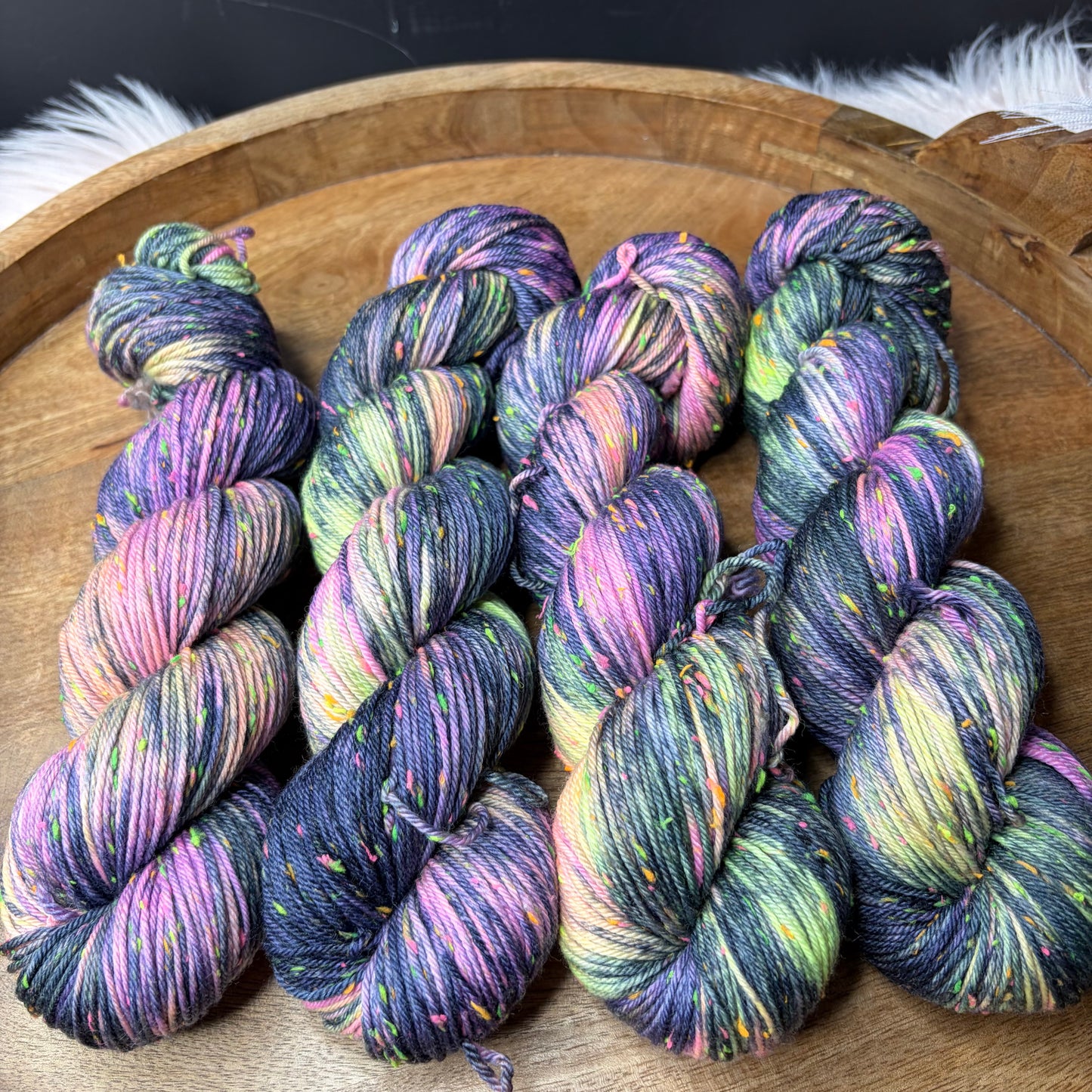 *New* Betsy Neon Tweed DK- Galactic Orchid