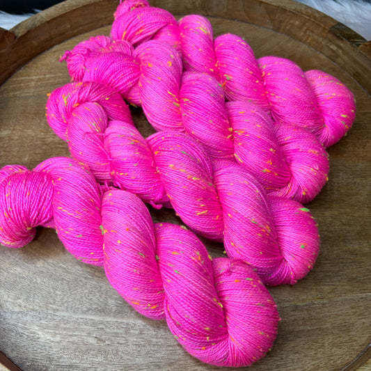 *New* Betsy Neon Tweed Sock- Now That's What I Call Pink?