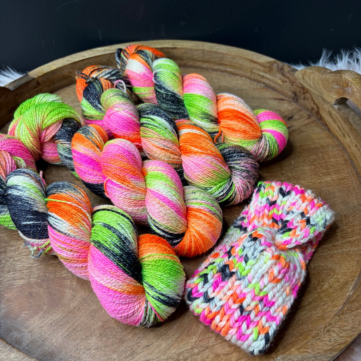 Pnina Sparkle Sock 2.0- Halloween Yarn- Wicked Dream Plane