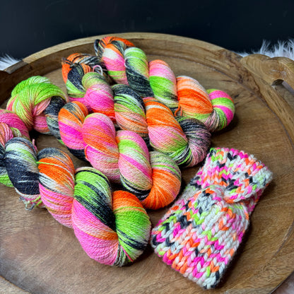 Pnina Sparkle Sock 2.0- Halloween Yarn- Wicked Dream Plane