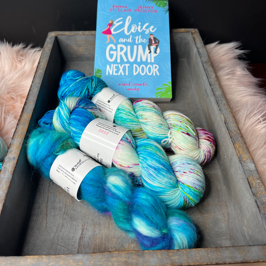 eloise And The Grump -YOTM HauteKnit Yarn's Library Rom Com