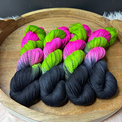 Caroline Sock - Halloween Yarn - Barbie Potion