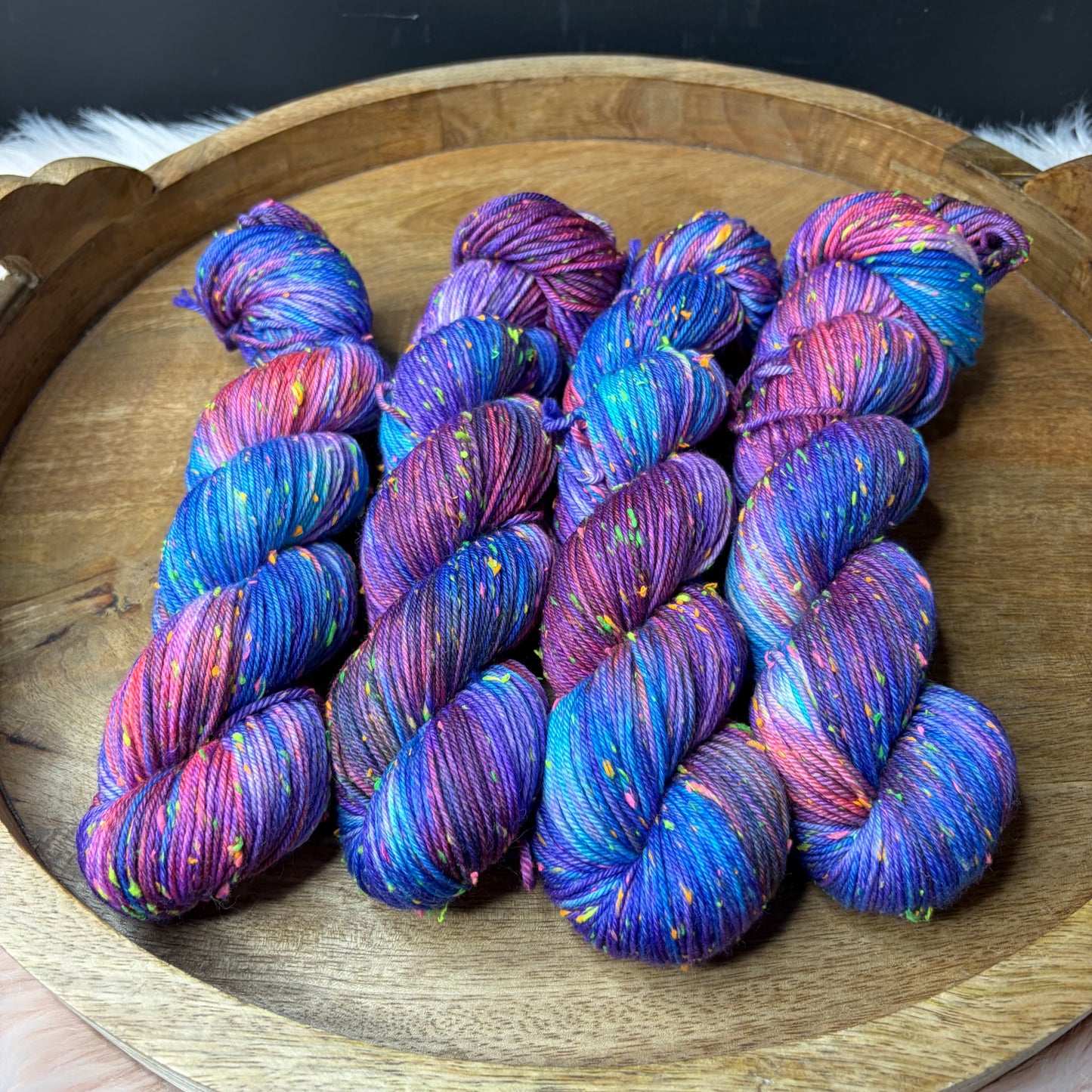 *New* Betsy Neon Tweed DK- Fire Night