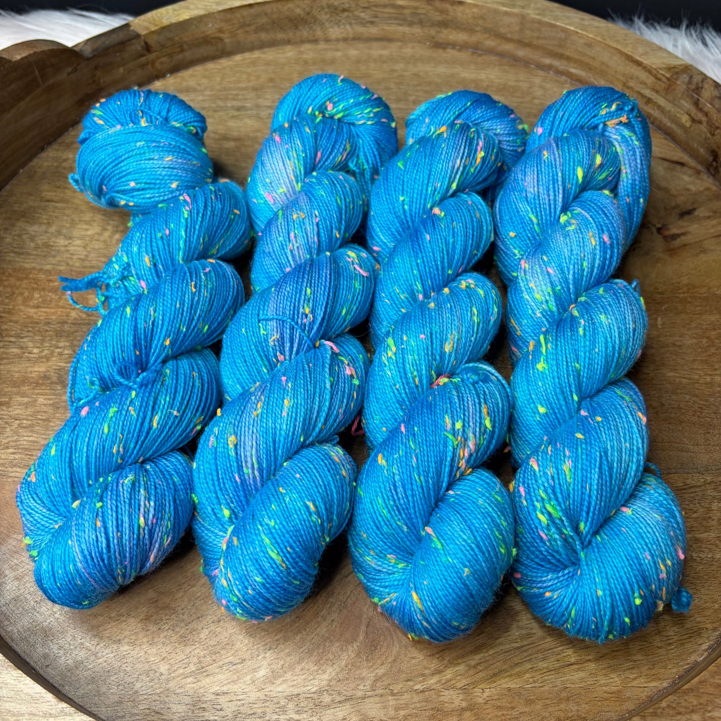 Betsy Neon Tweed Sock- Starlight Tide