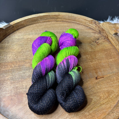 Pnina Sparkle Sock 2.0- Halloween Yarn- Witches Stew