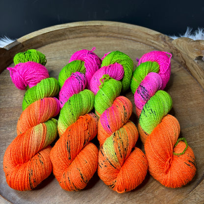 Pnina Sparkle Sock 2.0- Halloween Yarn- Haunted Dream House