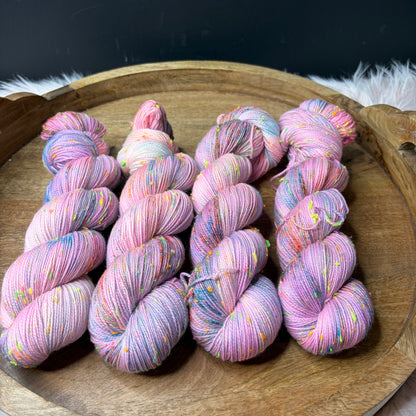 *New* Betsy Neon Tweed Sock-  Sprinkle Magic
