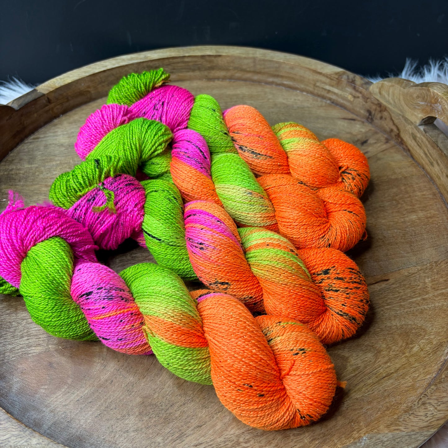 Pnina Sparkle Sock 2.0- Halloween Yarn- Haunted Dream House