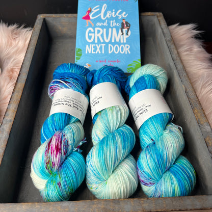 eloise And The Grump -YOTM HauteKnit Yarn's Library Rom Com