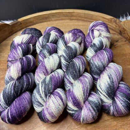 Pnina Sparkle Sock 2.0- Halloween Yarn- Beetlejuice