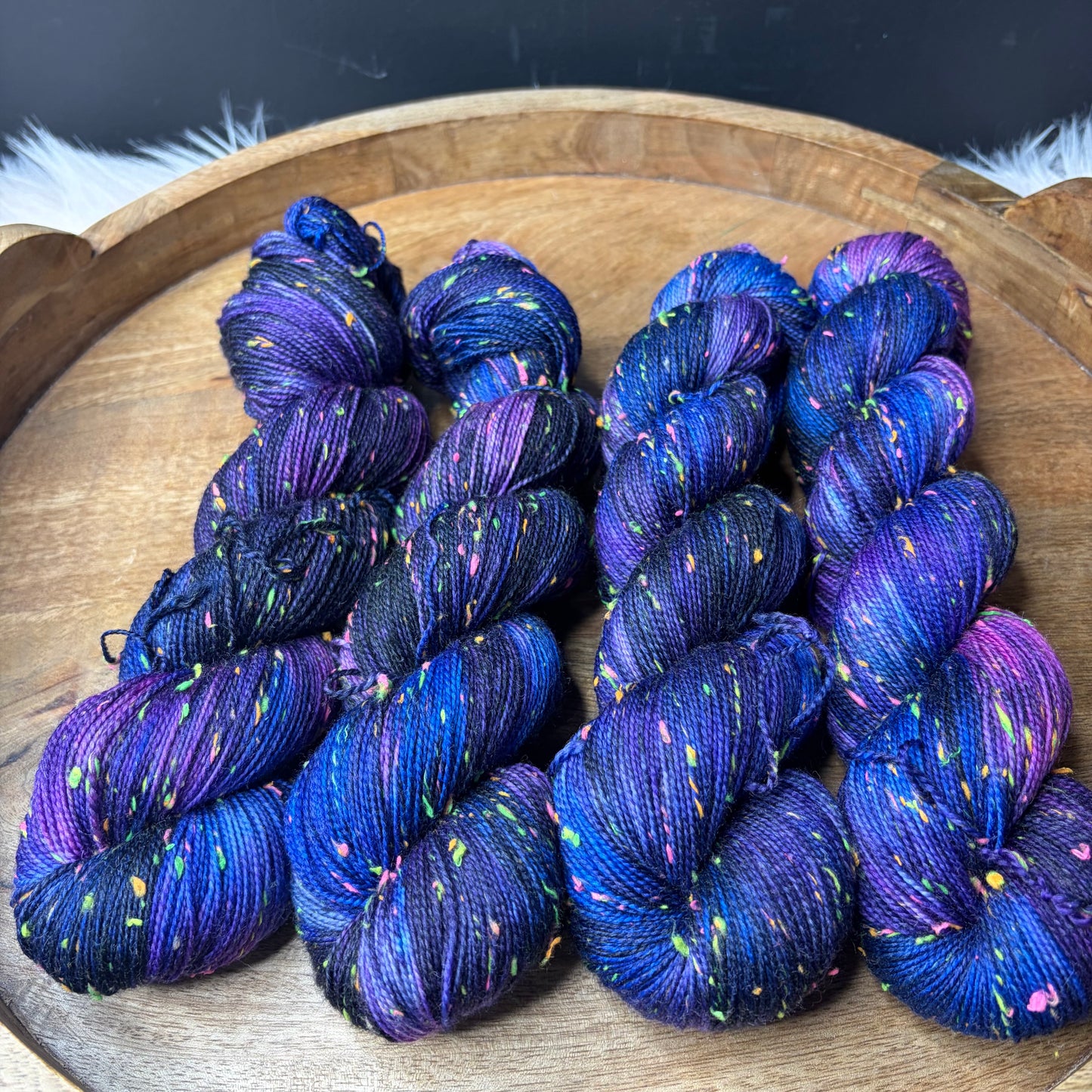 *New* Betsy Neon Tweed Sock- Cosmic Spellwork