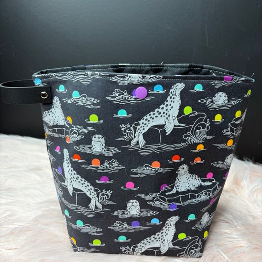 Seals project bag, Tula pink