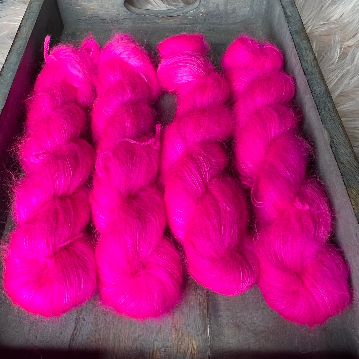 Abigail Mohair Lace - Now Thats What I Call Pink
