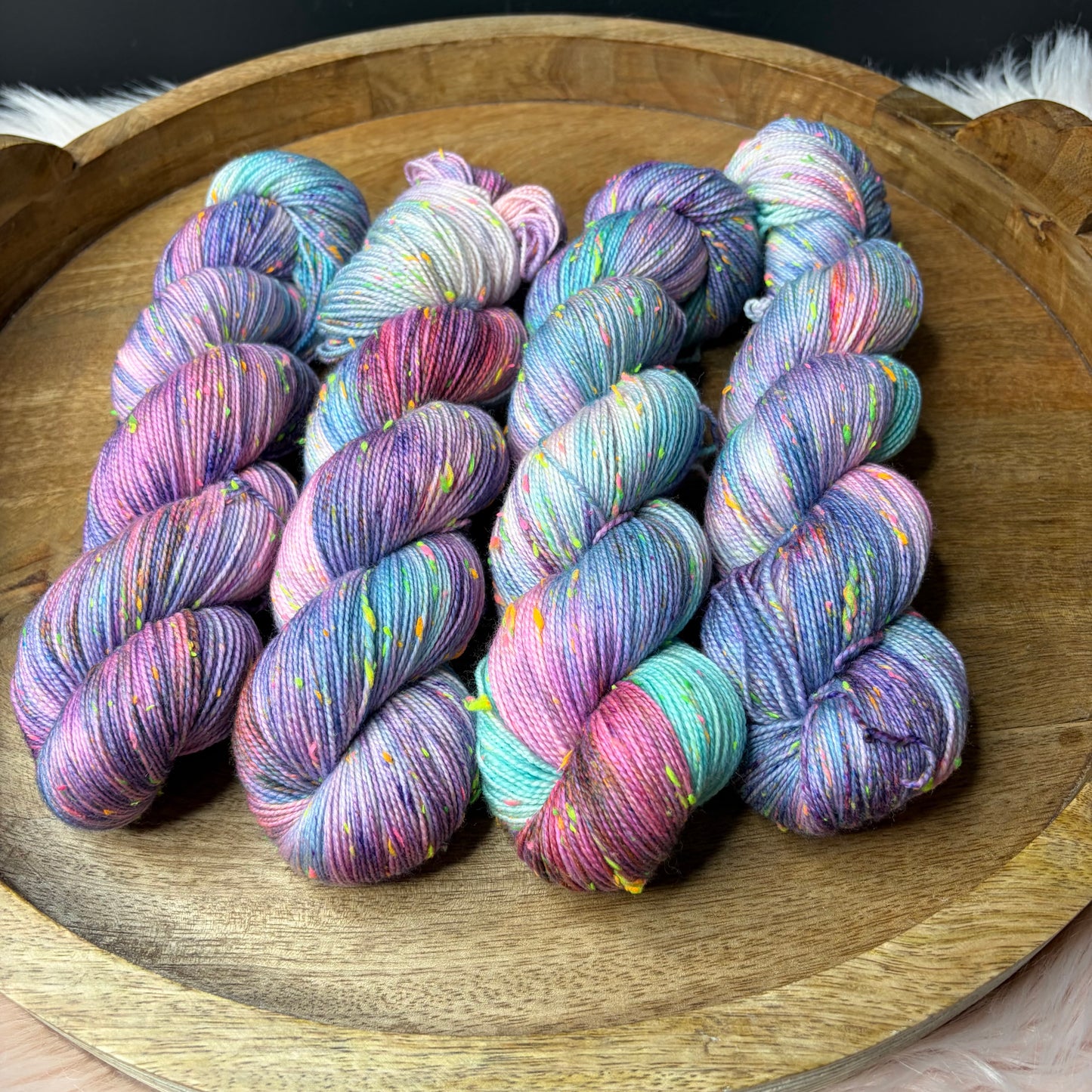 *New* Betsy Neon Tweed Sock- Dream Of Noon