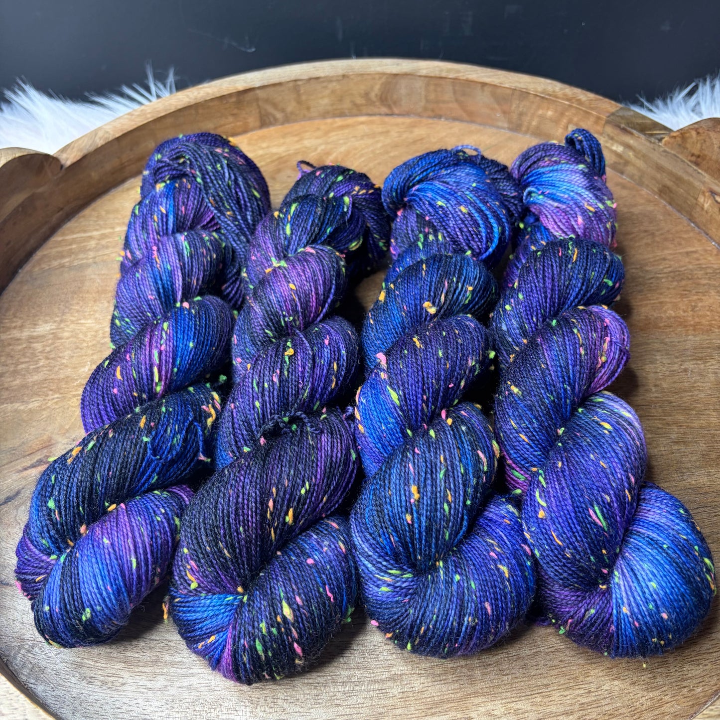 *New* Betsy Neon Tweed Sock- Cosmic Spellwork