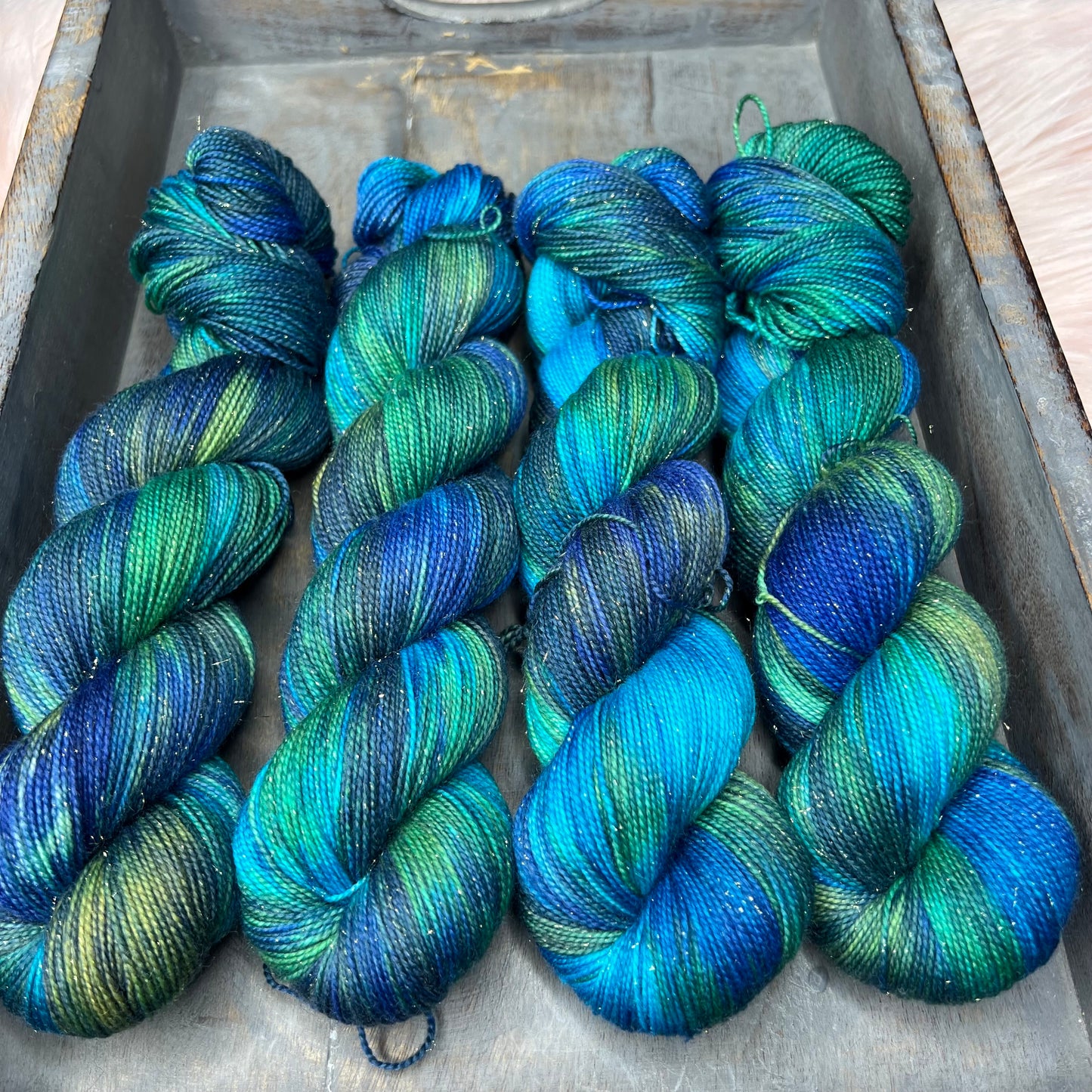 Pnina Sparkle Sock- Winter Ocean