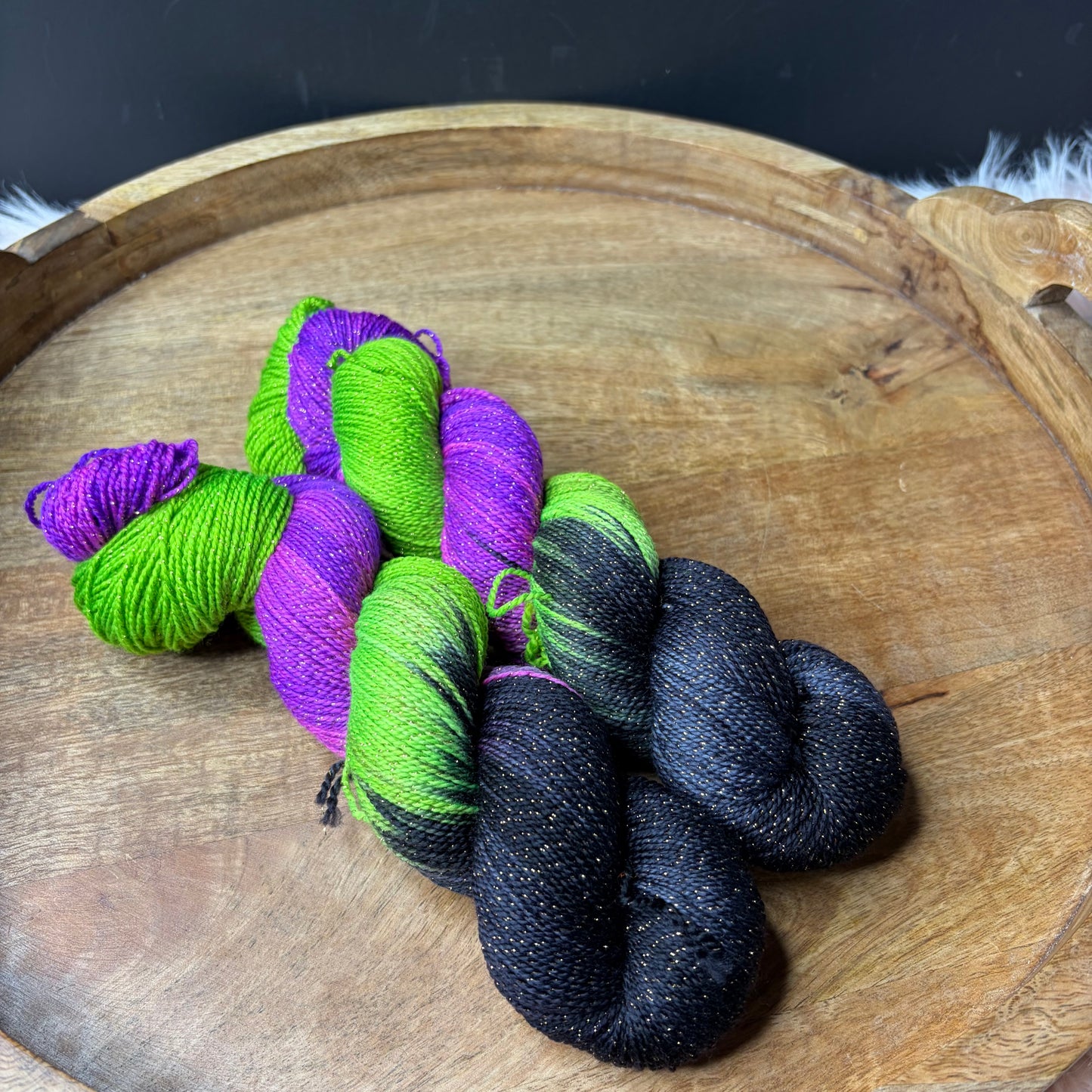 Pnina Sparkle Sock 2.0- Halloween Yarn- Witches Stew