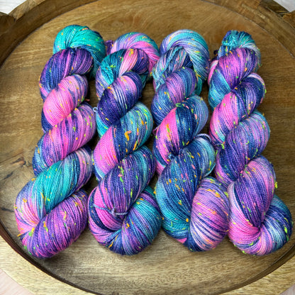 *New* Betsy Neon Tweed Sock- Neptune’s Garden