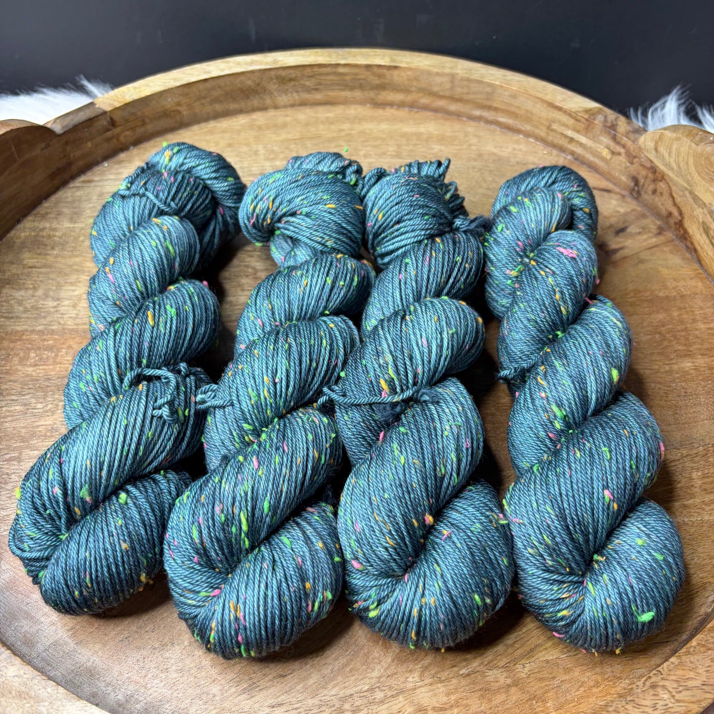 *New* Betsy Neon Tweed DK- Stormwatch