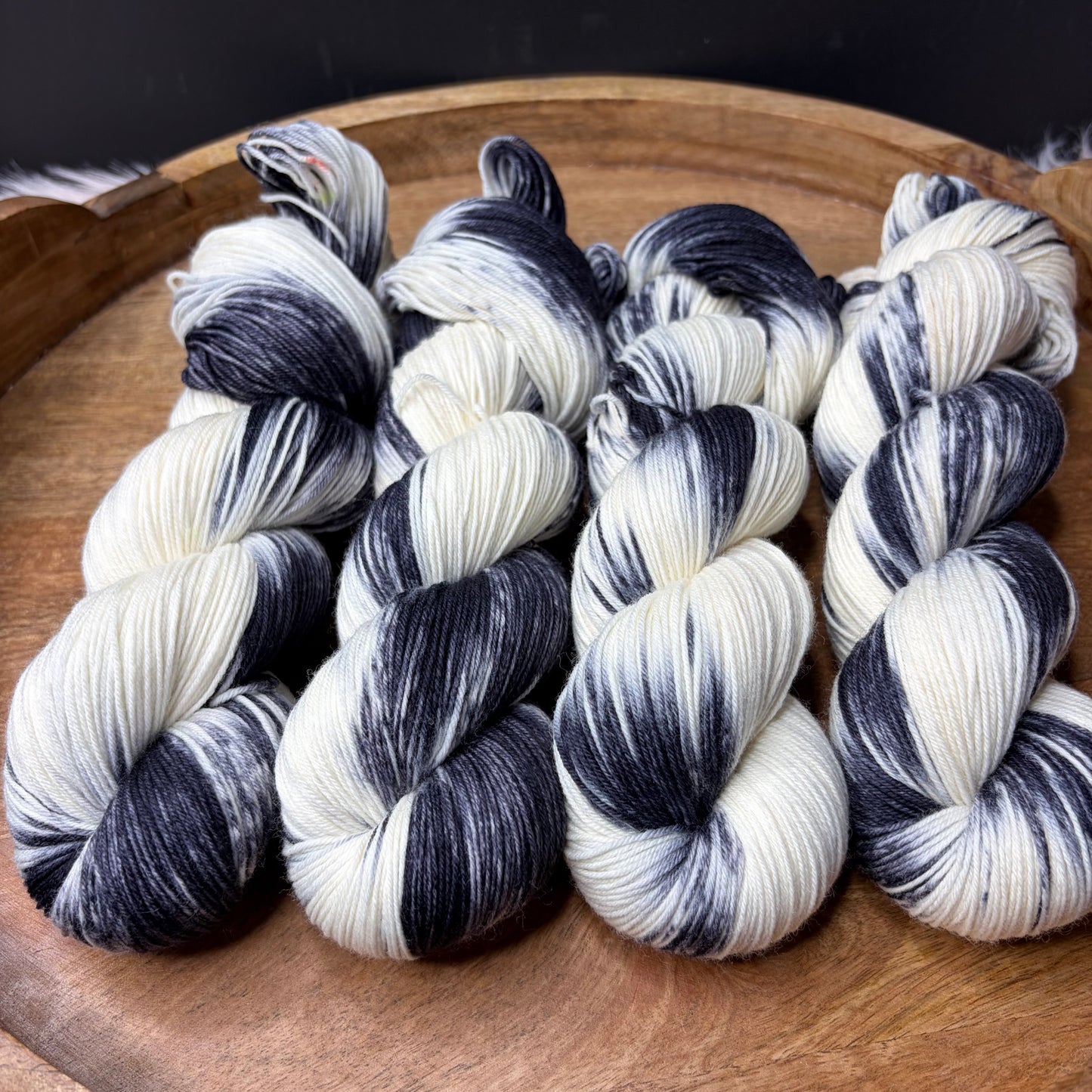 *NEW* Jimmy Sock- Halloween Yarn- Cruella De Ville