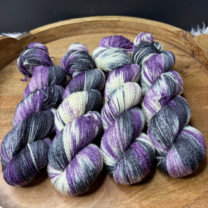 Pnina Sparkle Sock 2.0- Halloween Yarn- Beetlejuice