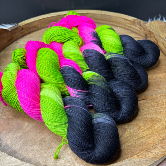 *NEW* Jimmy Sock- Halloween Yarn- Barbie Potion