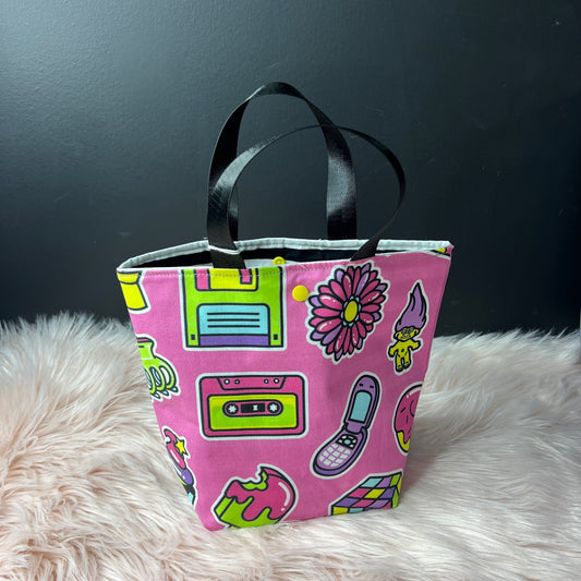 80's vs 90's Project Bag with  Handles