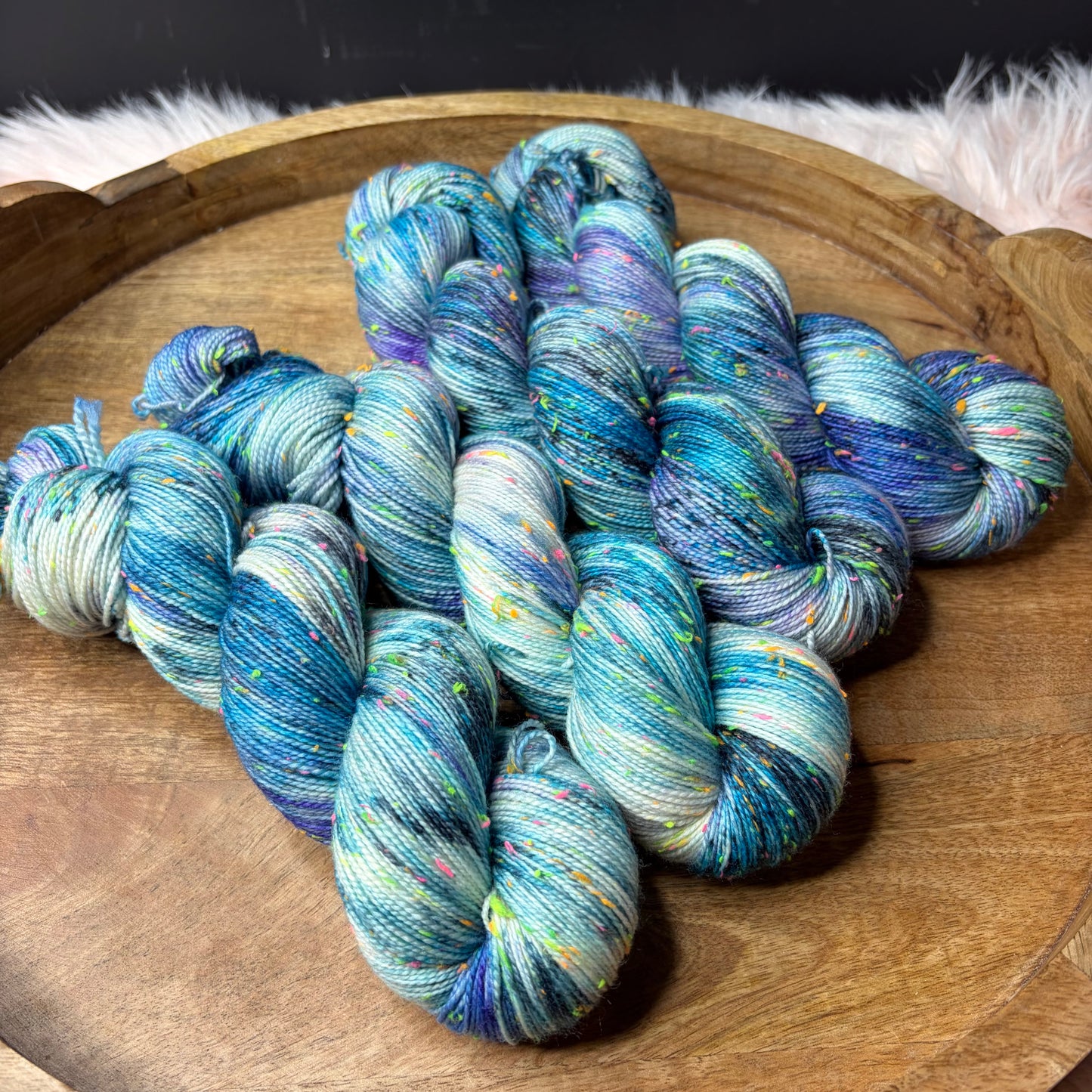 *New* Betsy Neon Tweed Sock- Frozen Constellation