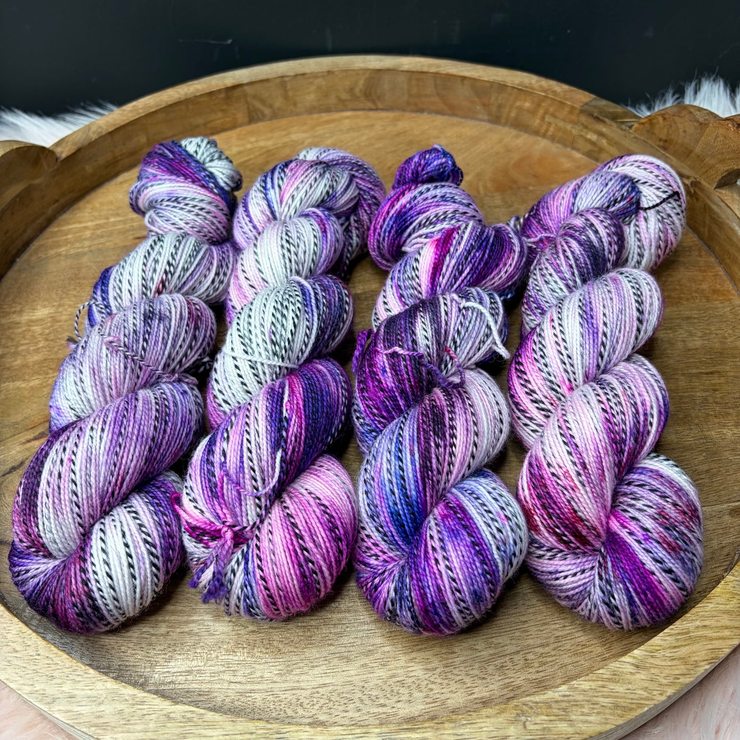 Caroline Sock - Blackberry Taffy