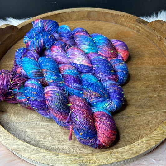 *New* Betsy Neon Tweed Sock- Fire Night