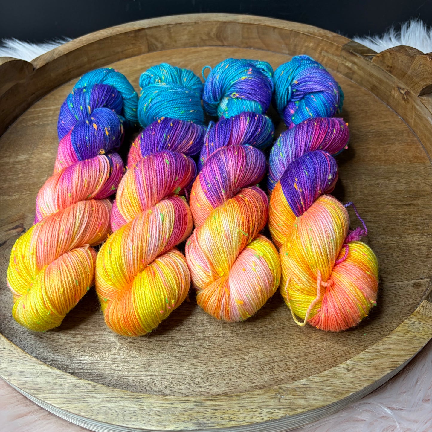 *New* Betsy Neon Tweed Sock- Day Hour
