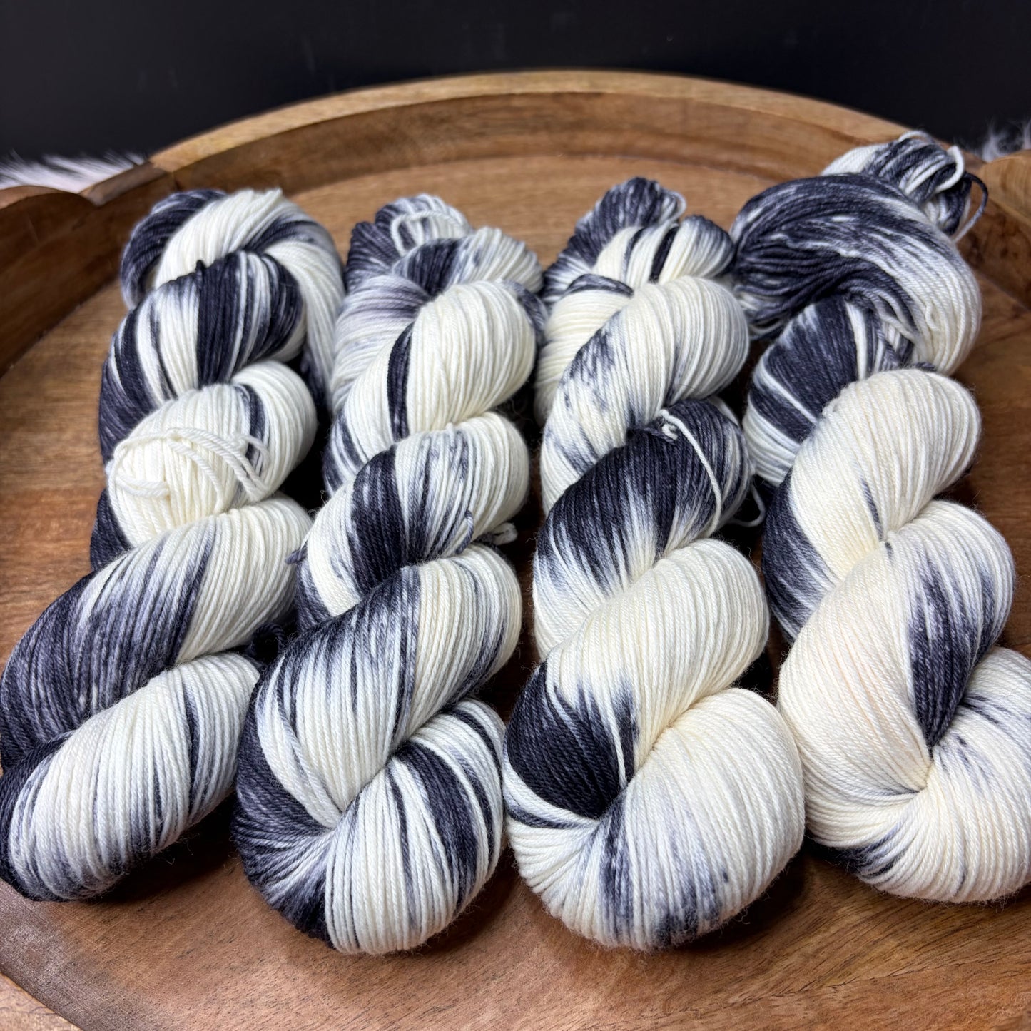*NEW* Jimmy Sock- Halloween Yarn- Cruella De Ville