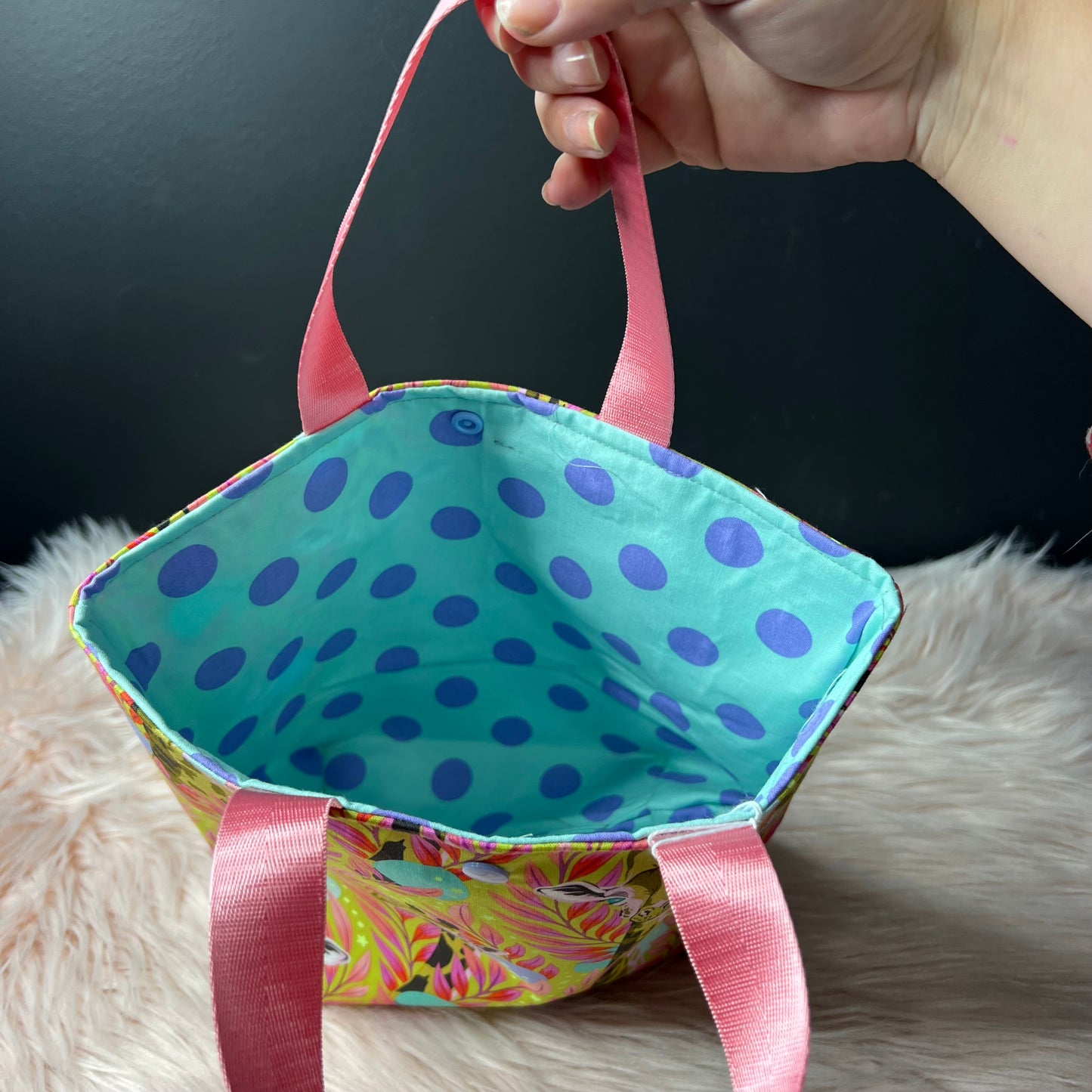 Giraffe Project Bag with Handles