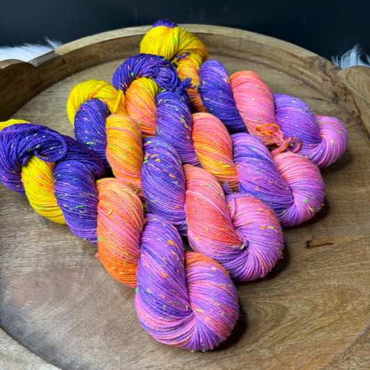 *New* Betsy Neon Tweed DK- Violet Eclipse